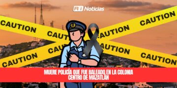 Muere policía que fue baleado en la colonia Centro de Mazatlán