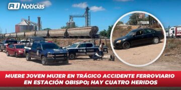 Muere joven mujer en trágico accidente ferroviario en Estación Obispo; hay cuatro heridos