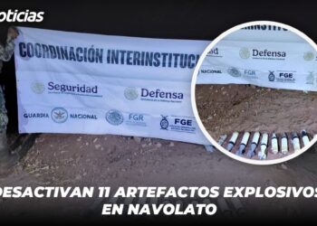 Desactivan 11 artefactos explosivos en Navolato