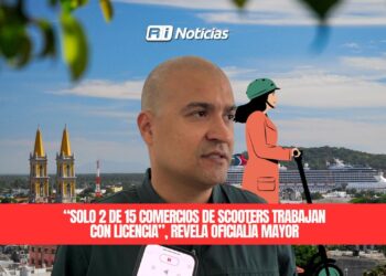 “Solo 2 de 15 comercios de scooters trabajan con licencia”, revela Oficialía Mayor