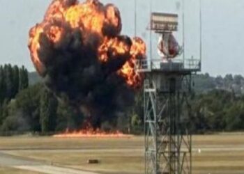 Un avión se estrelló en el aeropuerto Southend de Londres