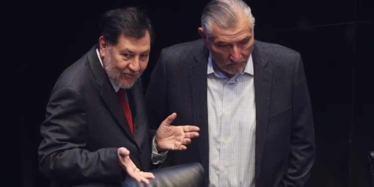 Noroña desmiente renuncia de Adán Augusto, rechaza comparaciones con García Luna y denuncia ‘golpeteo’ contra Morena