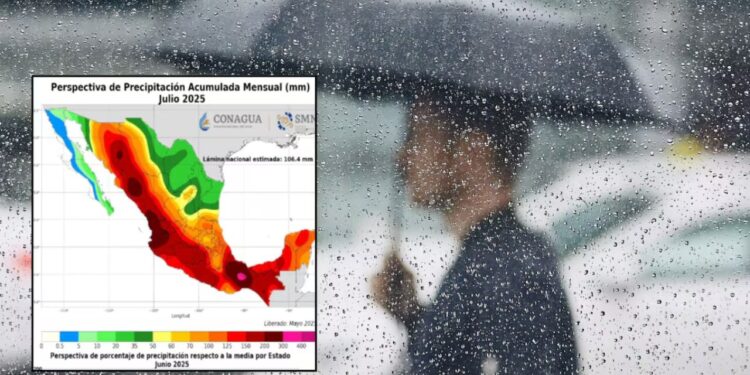 Pronóstico del clima en México para hoy 5 de julio, ¿En qué estados habrá lluvias?