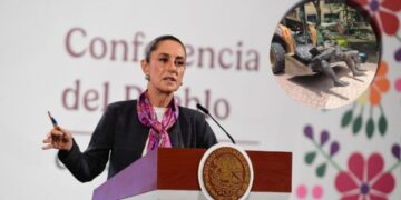 El patrimonio no se subasta, dice Sheinbaum tras el retiro de esculturas de Ché Guevara y Fidel Castro