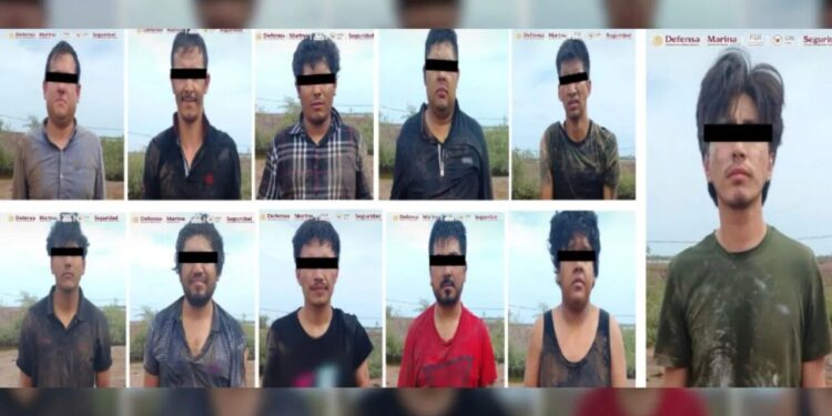 Detienen en Sinaloa a 11 presuntos integrantes de ‘Los Mayos’ tras ataque armado