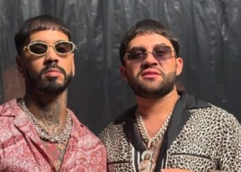 Luis R Conriquez y Anuel AA anuncian colaboración tras prohibir los corridos bélicos
