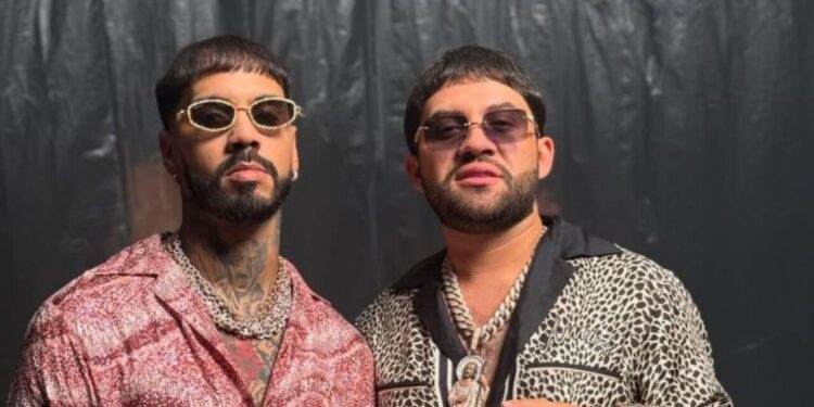 Luis R Conriquez y Anuel AA anuncian colaboración tras prohibir los corridos bélicos