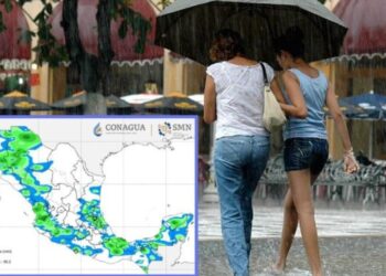 SMN alerta por fuertes lluvias de más de 50 mm en 13 estados este miércoles 30 de julio