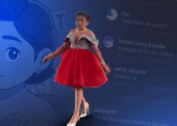 Niña es víctima de burlas en redes por su vestido y maquillaje durante su ceremonia de graduación en primaria