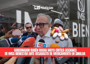 Gobernador Rubén Rocha Moya critica acciones de IMSS Bienestar ante desabasto de medicamento en Sinaloa