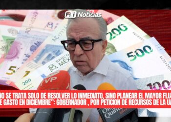 “No se trata solo de resolver de inmediato, sino planear el mayor flujo de gasto en diciembre”: Gobernador, por petición de recursos de la UAS