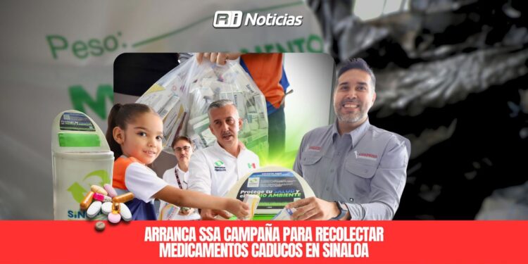 Arranca SSA campaña para recolectar medicamentos caducos en Sinaloa