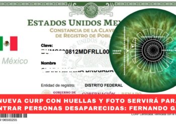 Nueva CURP con huellas y foto servirá para encontrar personas desaparecidas: Fernando Garcia