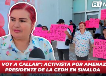 “No me voy a callar”: activista por amenazas del presidente de la CEDH en Sinaloa