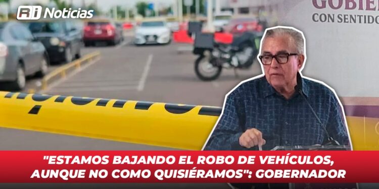 “Estamos bajando el robo de vehículos, aunque no como quisiéramos”: Gobernador