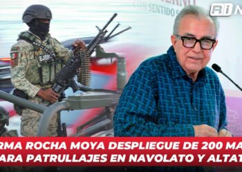 Confirma Rocha Moya despliegue de 200 marinos para patrullajes en Navolato y Altata
