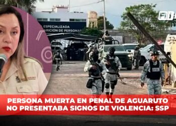 Persona muerta en penal de Aguaruto no presentaba signos de violencia: SSP