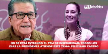 No se está evitando el tema de inseguridad. Todos los días la presidenta atiende este tema: Feliciano Castro