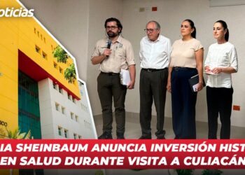 Claudia Sheinbaum anuncia inversión histórica en salud durante visita a Culiacán