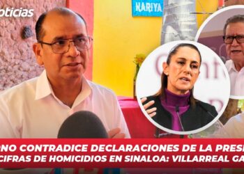 Gobierno contradice declaraciones de la presidenta sobre cifras de homicidios en Sinaloa:Villarreal Gastélum