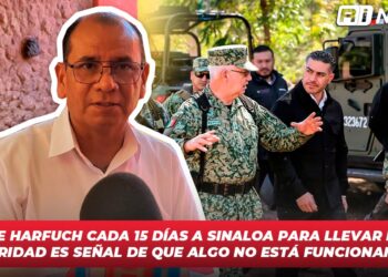 Visita de Harfuch cada 15 días a Sinaloa para llevar la mesa de seguridad, es señal de que algo no está funcionando: FAS