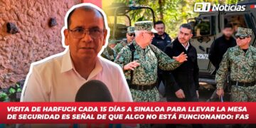Visita de Harfuch cada 15 días a Sinaloa para llevar la mesa de seguridad, es señal de que algo no está funcionando: FAS