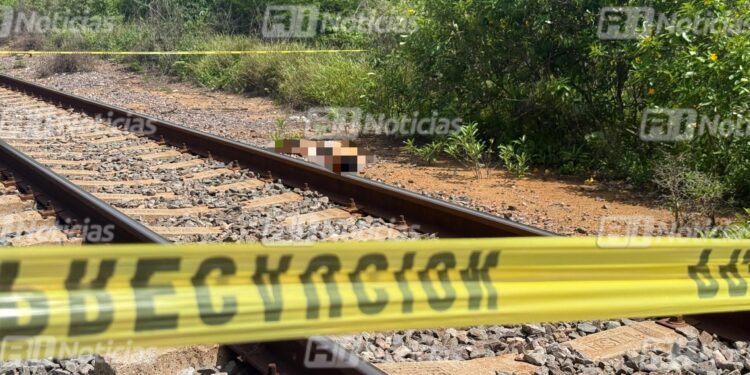 Localizan sin vida a un hombre cerca de las vías del tren al norte de Mazatlán