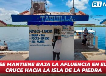 Se mantiene baja la afluencia en el cruce hacia la Isla de la Piedra