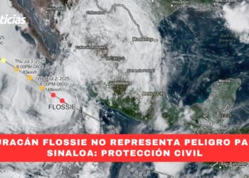 Huracán Flossie no representa peligro para Sinaloa: Protección Civil