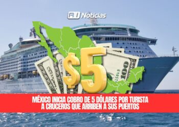 México inicia cobro de 5 dólares por turista a cruceros que arriben a sus puertos