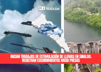 Inician trabajos de estimulación de lluvias en Sinaloa; registran escurrimientos hacia presas