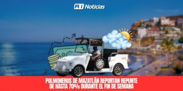 Pulmoneros de Mazatlán reportan repunte de hasta 70% durante el fin de semana