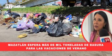 Mazatlán espera más de mil toneladas de basura para las vacaciones de verano