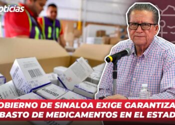 Gobierno de Sinaloa exige garantizar abasto de medicamentos en el estado