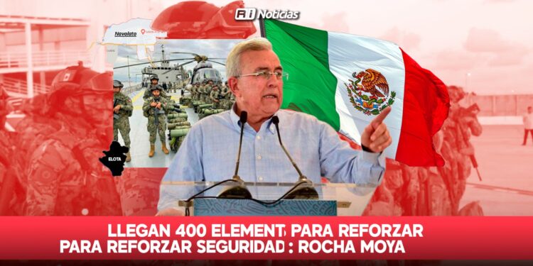 Llegan 400 elementos de la Marina para reforzar seguridad en Navolato y Elota