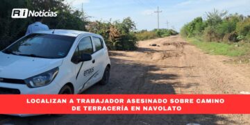 Localizan a trabajador asesinado sobre un camino de terracería en Navolato