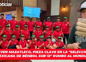 Joven mazatleco, pieza clave en la “Selección Mexicana de Béisbol Sub-12” rumbo al Mundial