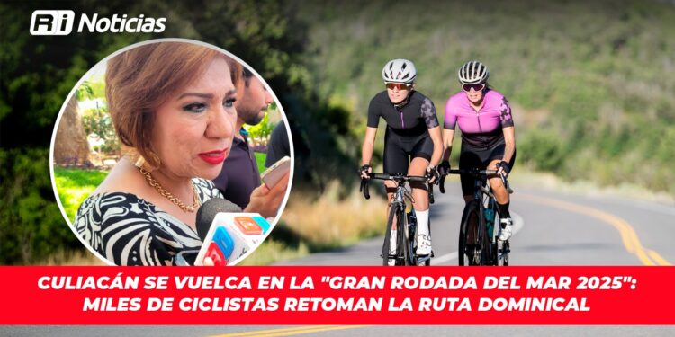Culiacán se vuelca en la “Gran Rodada del Mar 2025”: Miles de ciclistas retoman la ruta dominical