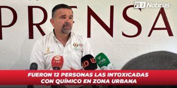 Fueron 12 personas las intoxicadas con químico en zona urbana