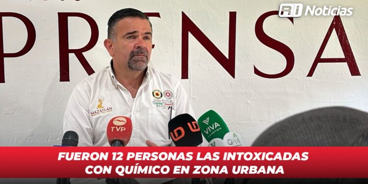 Fueron 12 personas las intoxicadas con químico en zona urbana