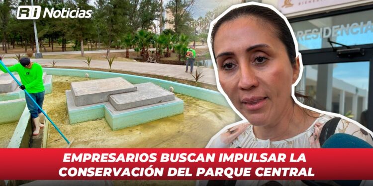 Empresarios buscan impulsar la conservación del Parque Central