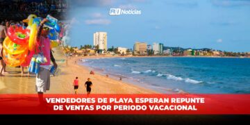 Vendedores de playa esperan repunte de ventas por periodo vacacional