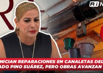 Inician reparaciones en canaletas del mercado Pino Suárez, pero obras avanzan lento