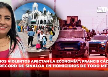 “Hechos violentos afectan la economía”; Francis Cázarez por récord de Sinaloa en homicidios de todo México