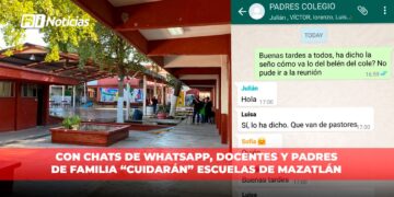 Con chats de WhatsApp, docentes y padres de familia “cuidarán” escuelas de Mazatlán