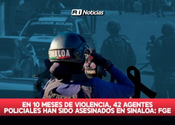 En 10 meses de violencia, 42 agentes policiales han sido asesinados en Sinaloa: FGE