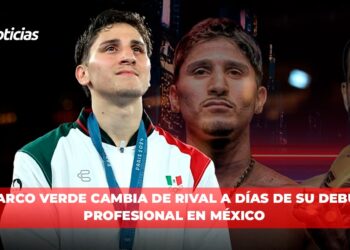 Marco Verde cambia de rival a días de su debut profesional en México