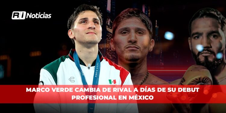 Marco Verde cambia de rival a días de su debut profesional en México