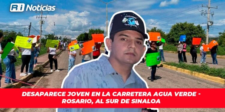 Desaparece joven en la carretera Agua Verde – Rosario, al sur de Sinaloa