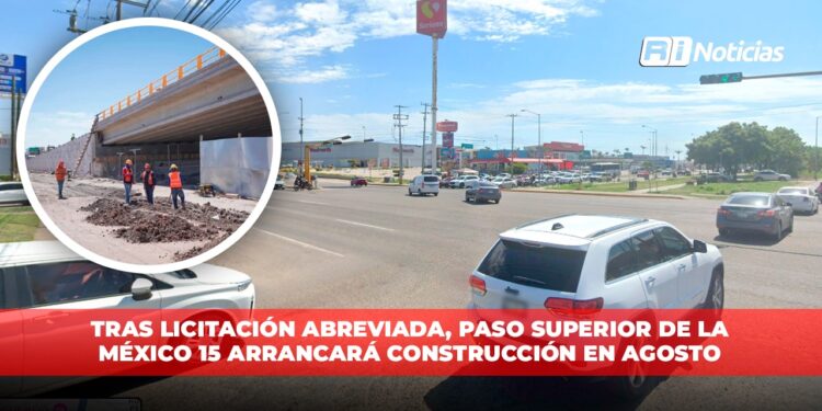 Tras licitación abreviada, Paso Superior de la México 15 arrancará construcción en agosto